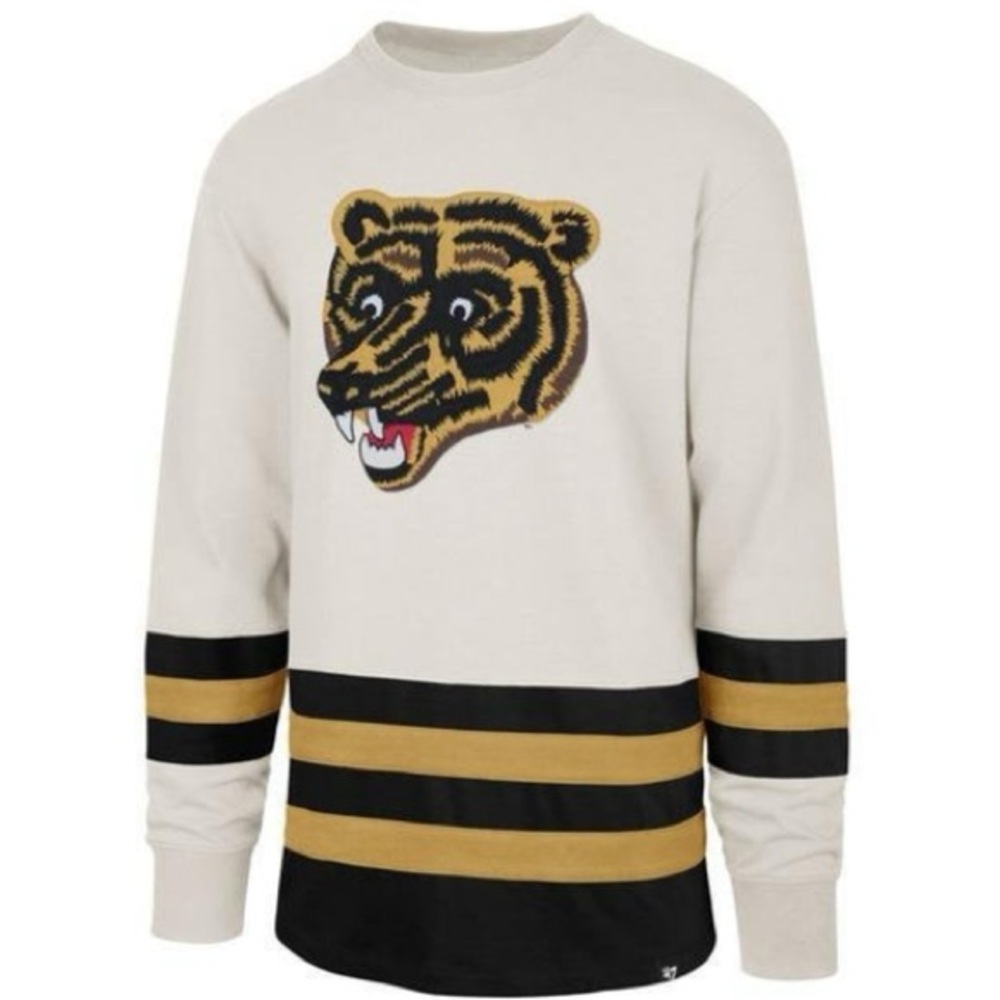 ‘47 Brand RARE BOSTON BRUINS VINTAGE CENTER ICE CREW - Men’s L